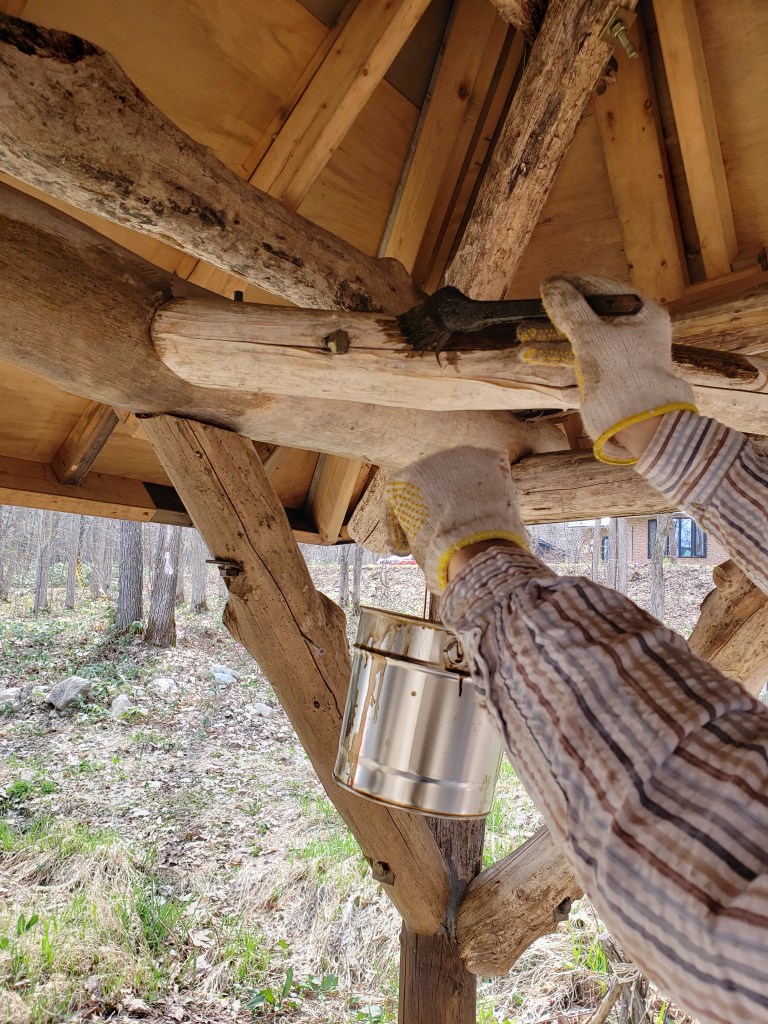 心を込めて塗装